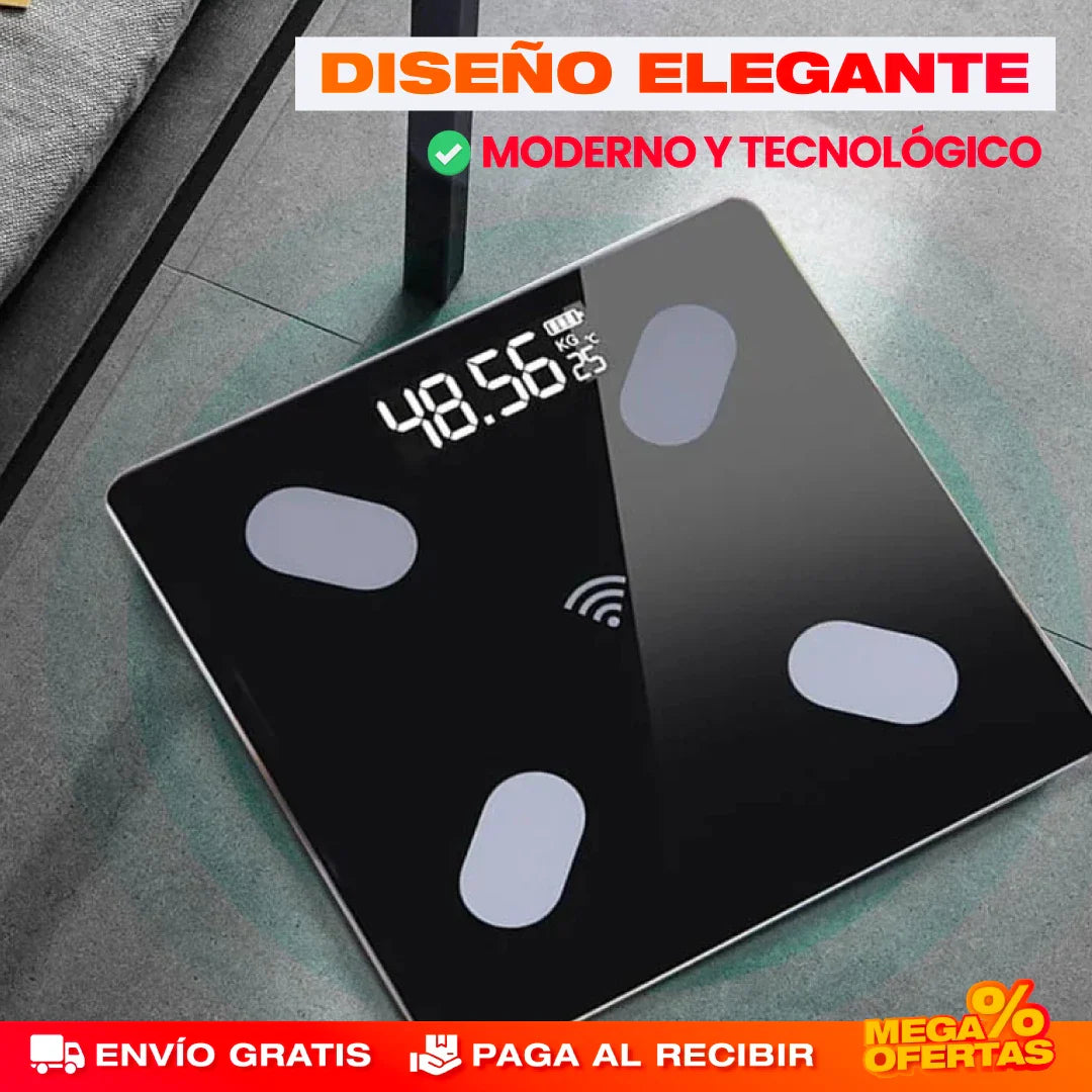 Báscula Inteligente Bluetooth – Promo 2x1