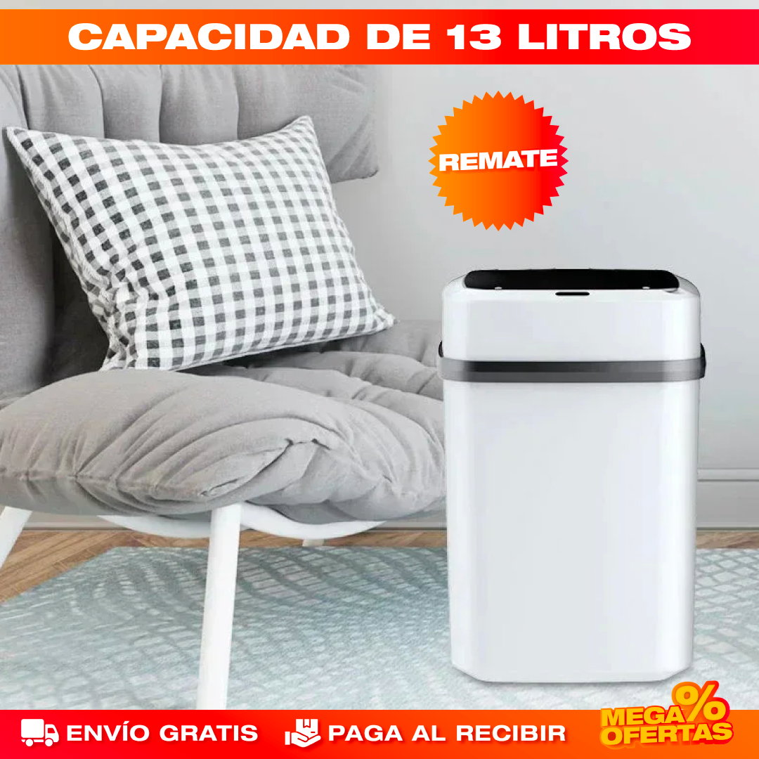 Caneca de Basura con Sensor Inteligente