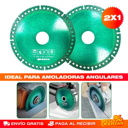 Disco de Corte de Diamante Indestructible – Promo 2x1