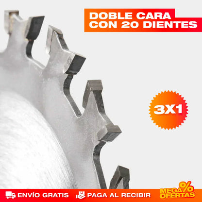Disco Power Sierra Doble Cara – Promo 3x1