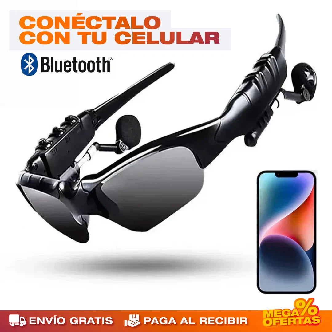 Gafas Deportivas Inalámbricas Bluetooth con Polarización