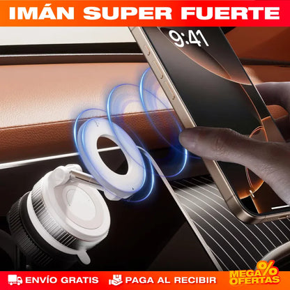 Soporte Magnético para Teléfono con Succión