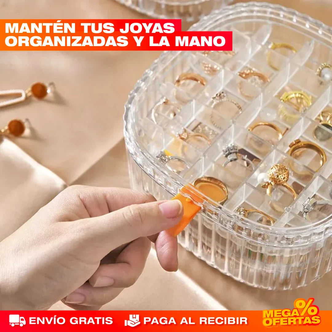 Joyero Transparente de 1 Nivel