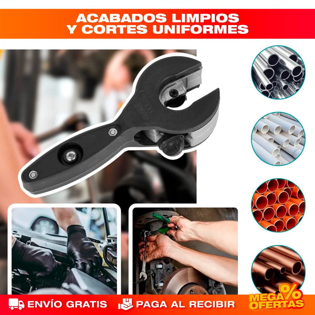 Cortador de Tubos con Trinquete