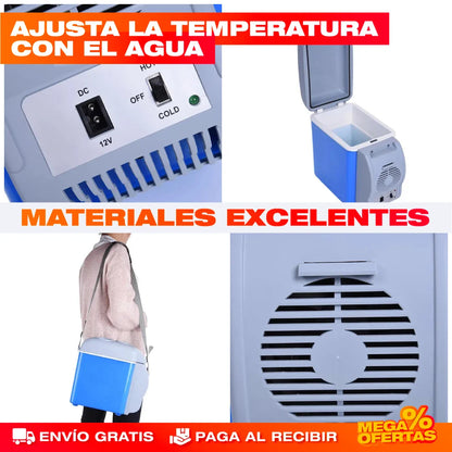 Mini Nevera 7.5 Litros para Carro y Hogar