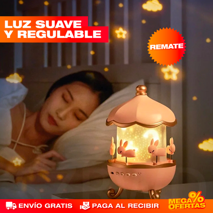 Proyector con Carrusel Decorativo – 12 Películas Temáticas