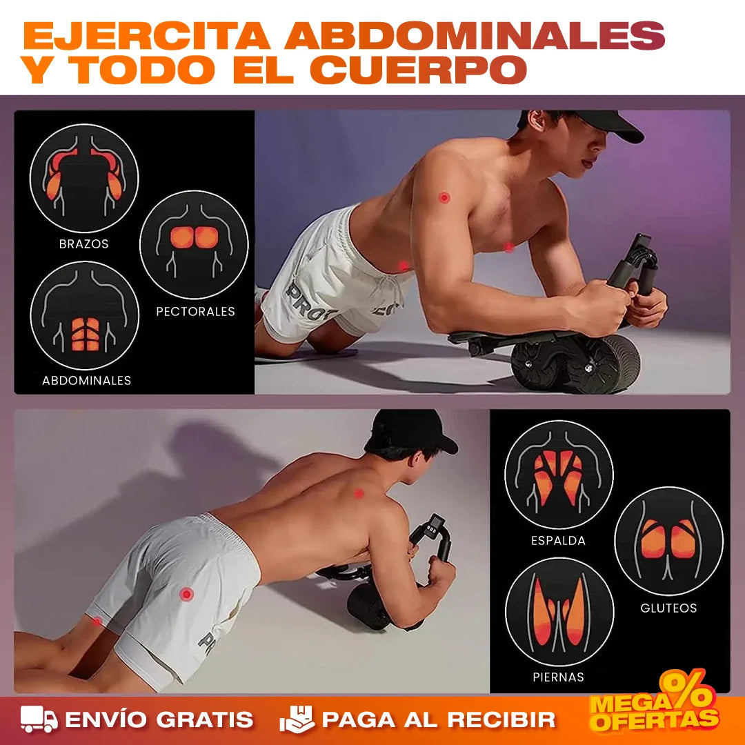 Rueda Abdominal con Rebote Asistido Automático