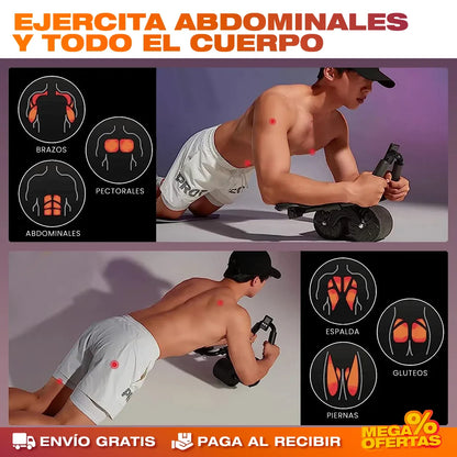 Rueda Abdominal con Rebote Asistido Automático