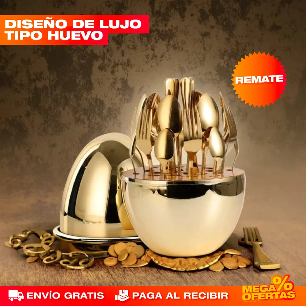 Set de Cubiertos de Lujo – 24 Piezas