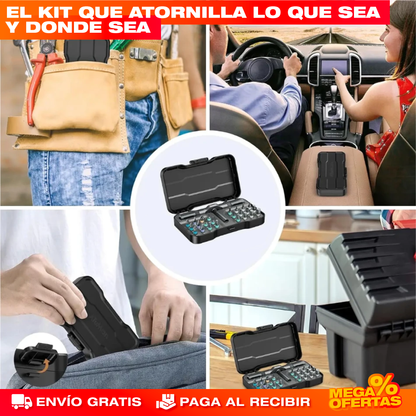 Set Destornillador Magnético 24 en 1