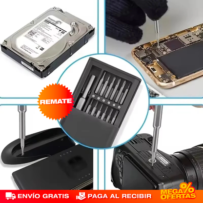 Set de Destornilladores Magnéticos – 24 Piezas