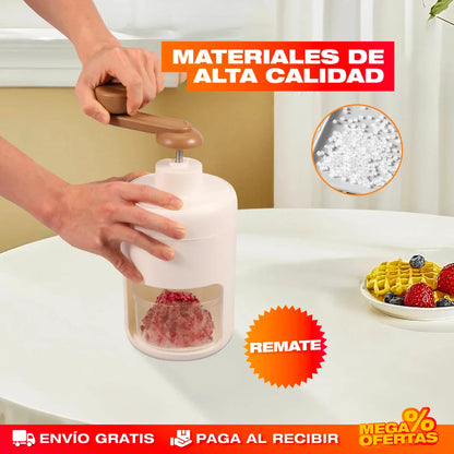 Trituradora de Hielo para Raspados y Granizados