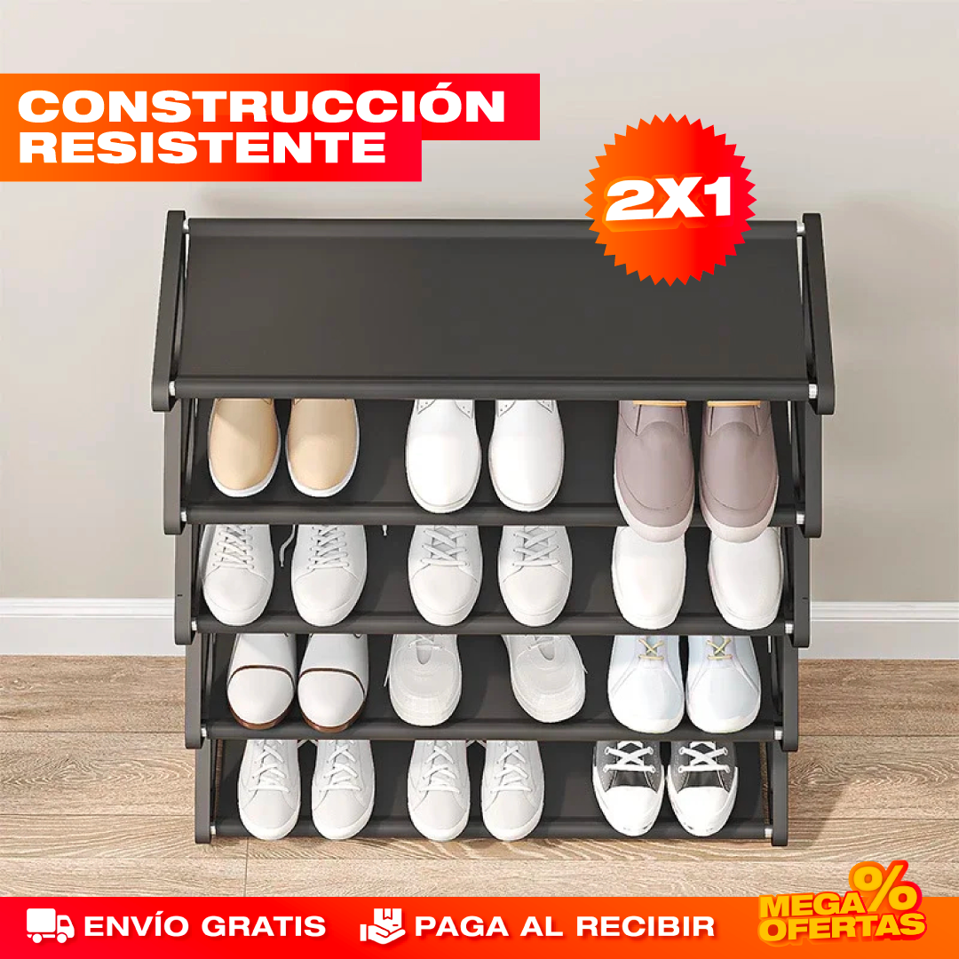 Zapatero Cruzado de 5 Niveles – Promo 2x1