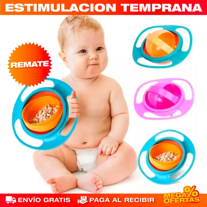 Plato Antiderrames para Niños