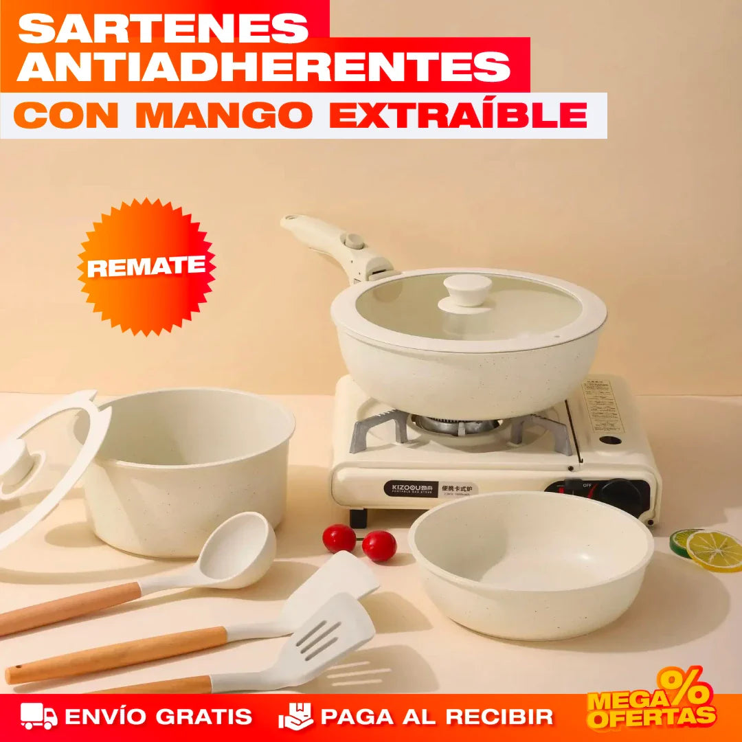 Set de Ollas de Cerámica Premium – 17 Piezas