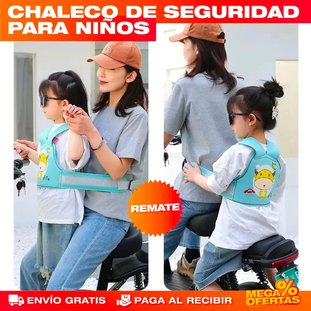 Chaleco de Seguridad para Niños – Moto, Bicicleta y Más