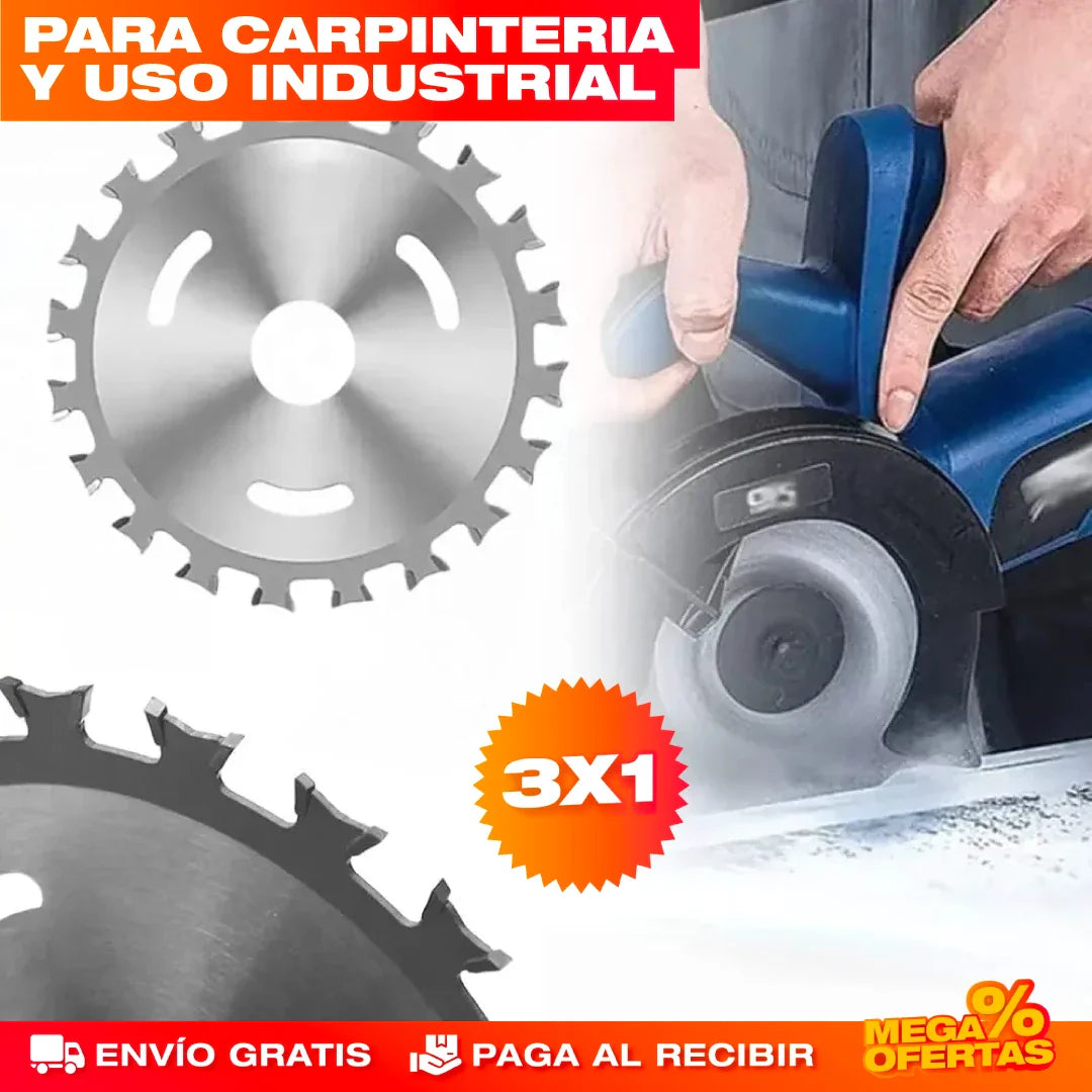 Disco Power Sierra Doble Cara – Promo 3x1
