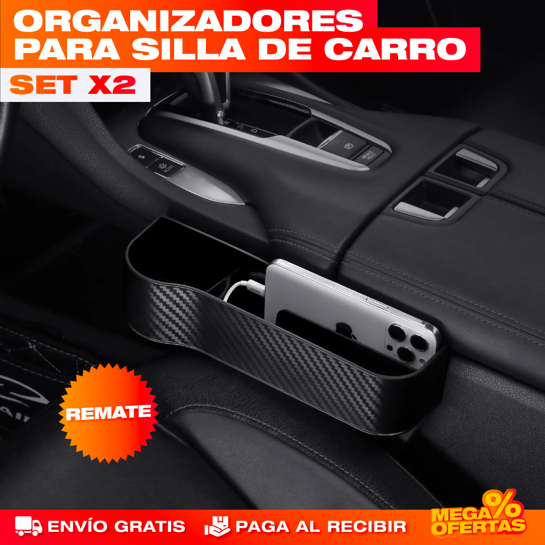 Organizadores para Silla de Carro – Combo x2