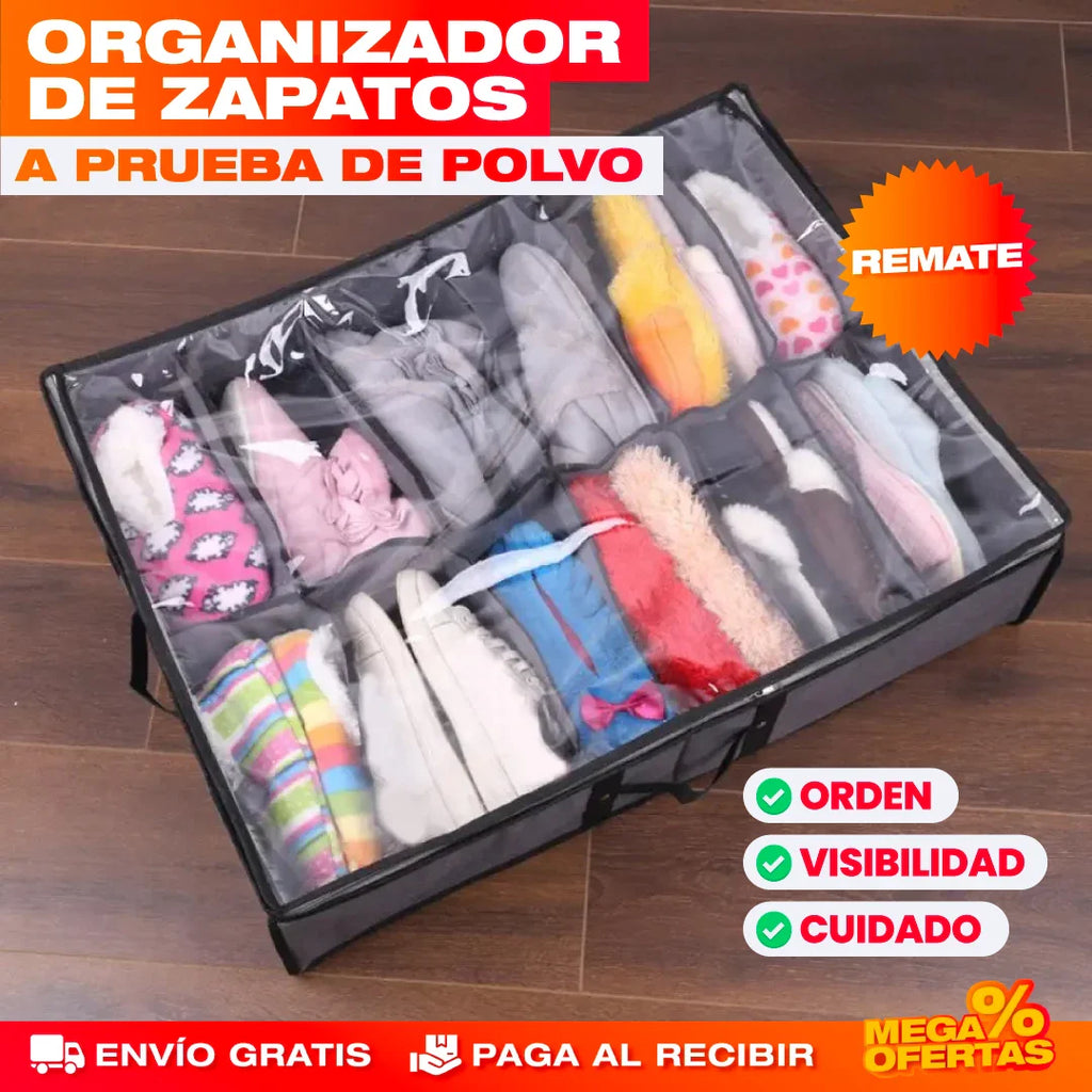 ZapBox™ – Organizador de Zapatos bajo la Cama