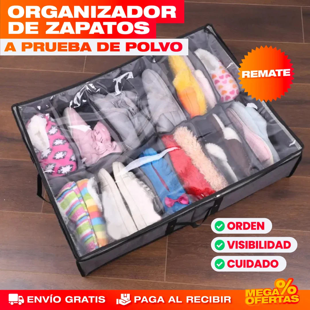 ZapBox™ – Organizador de Zapatos bajo la Cama