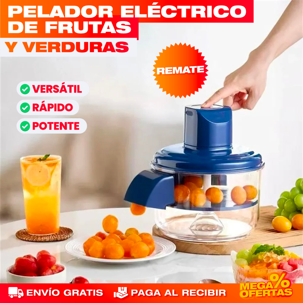 Pelador Eléctrico de Frutas y Verduras – Alta Calidad