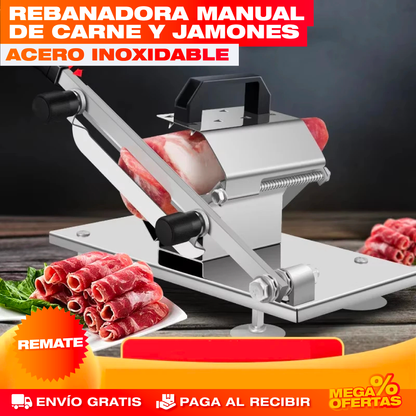 Rebanadora de Carne y Jamones Portátil