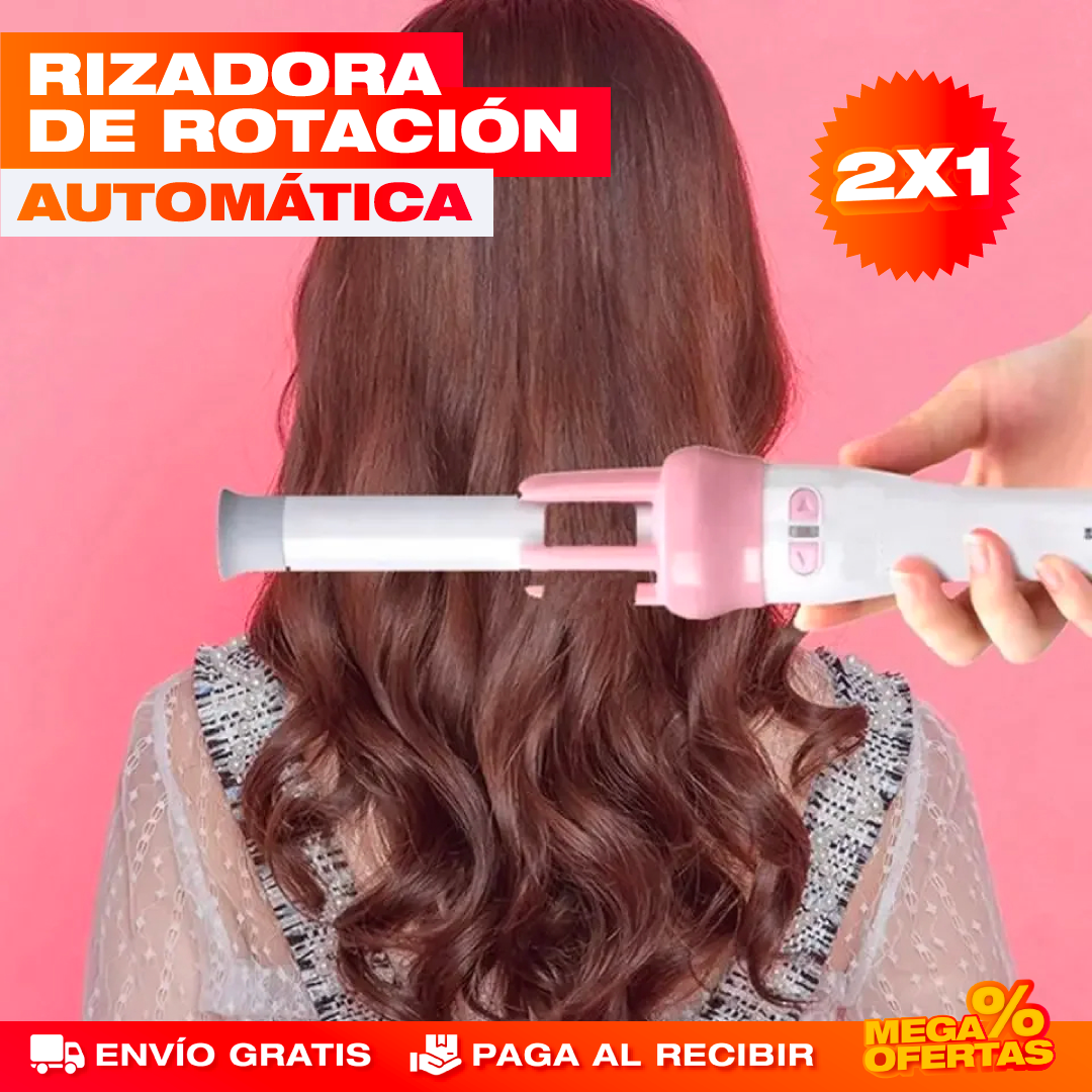 Rizadora Eléctrica Giratoria para Pelo – Promo 2x1