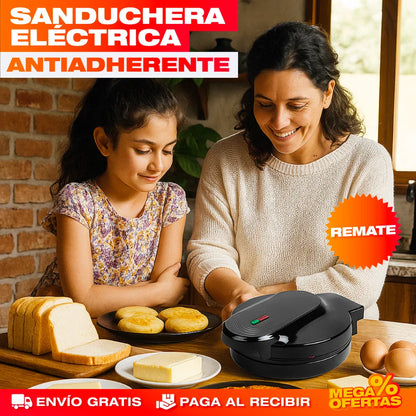 Sanduchera Maker Eléctrica Antiadherente