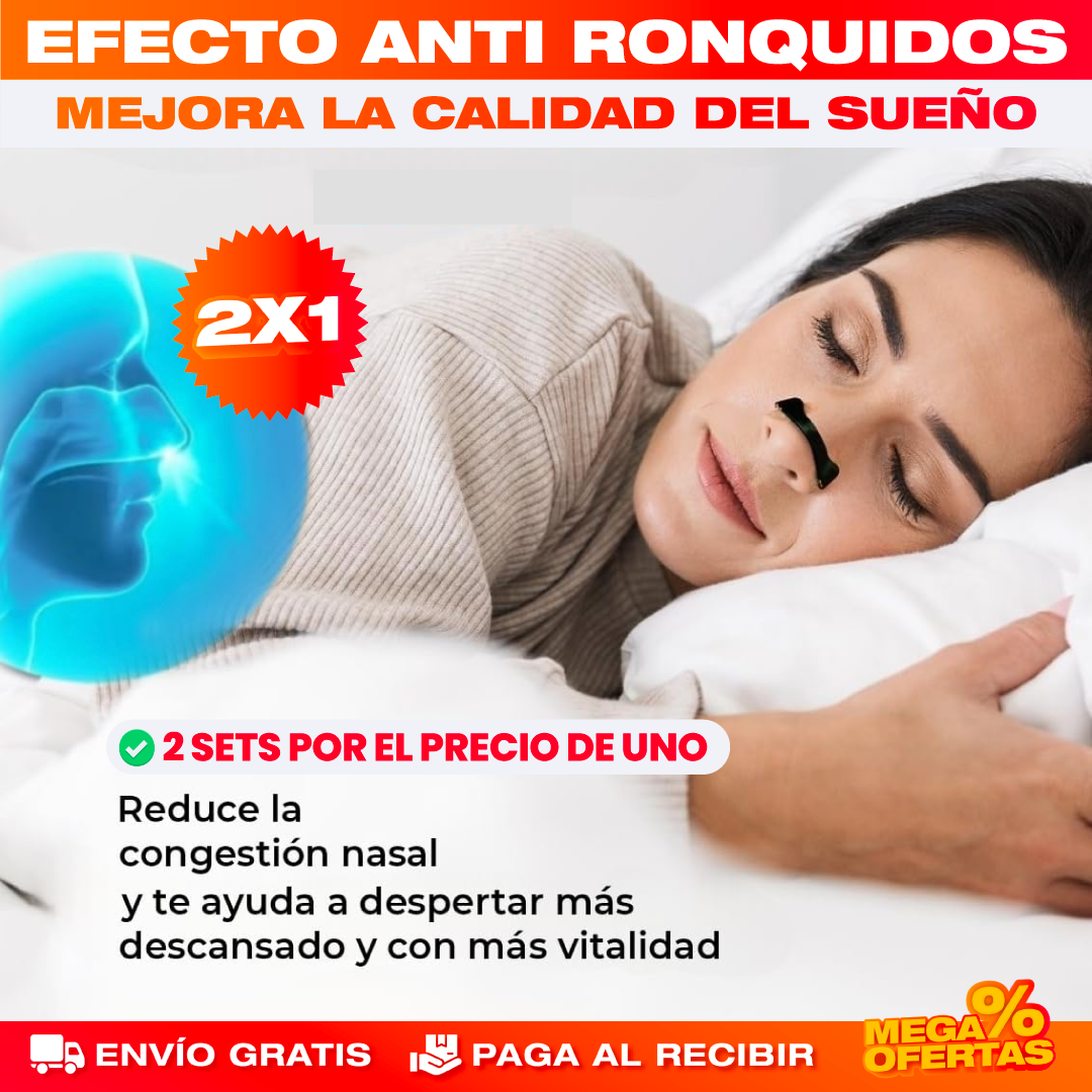 Tiras Nasales Magnéticas Antirronquidos y Deportivas – Promo 2x1
