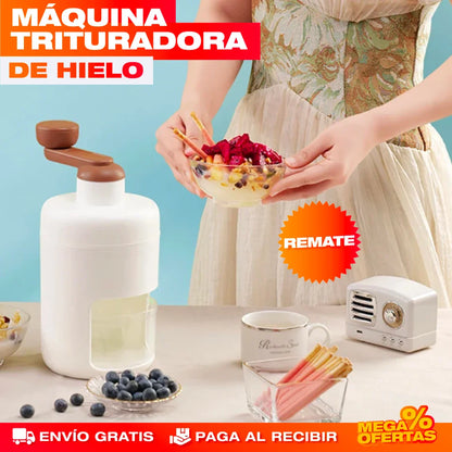 Trituradora de Hielo para Raspados y Granizados