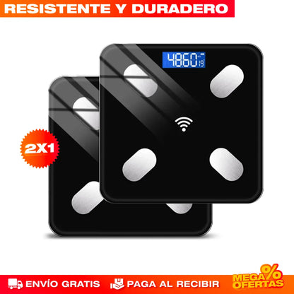 Báscula Inteligente Bluetooth – Promo 2x1