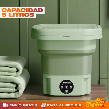 Lavadora Plegable y Portátil de 5 Litros