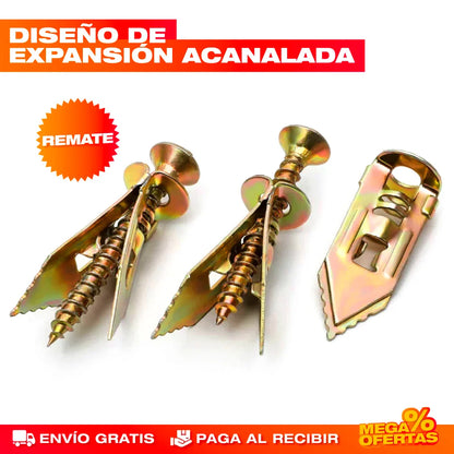 Anclajes Autoperforantes con Tornillos – Set x100