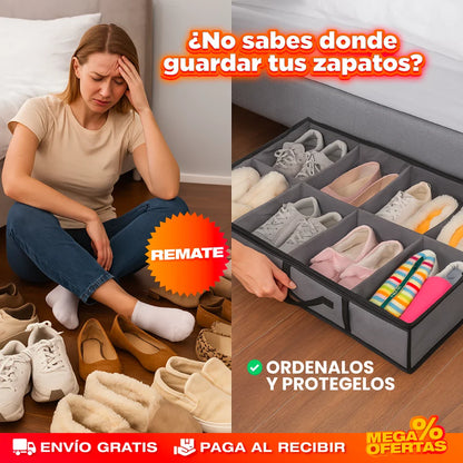ZapBox™ – Organizador de Zapatos bajo la Cama