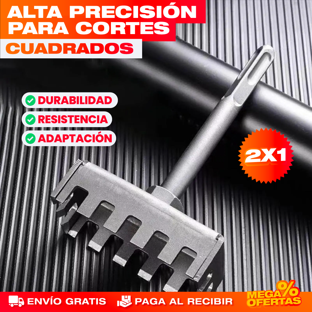 Broca Hard Hole para Cortes Cuadrados – Promo 2x1