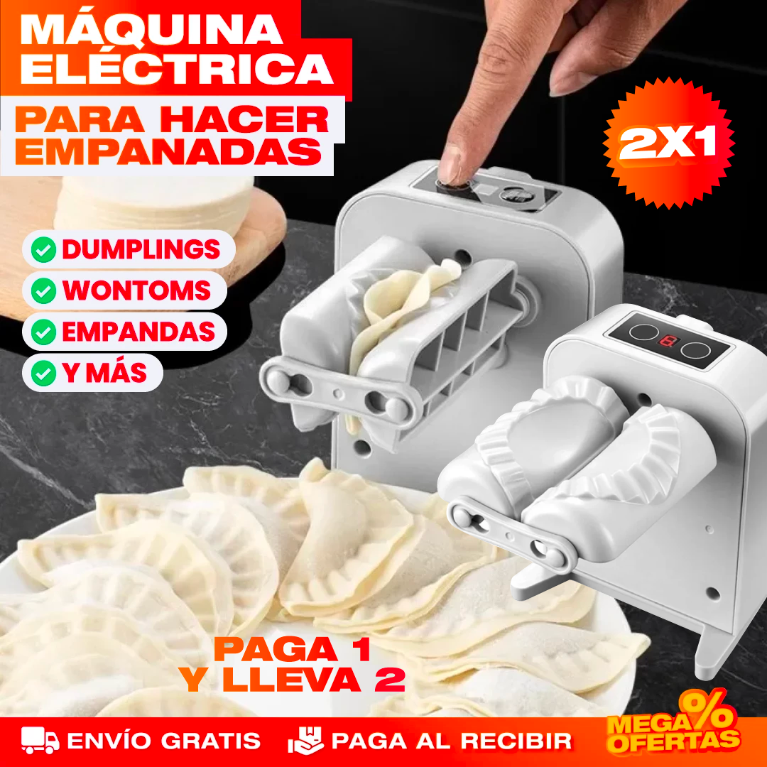 Máquina Eléctrica Automática para Empanadas – Promo 2x1