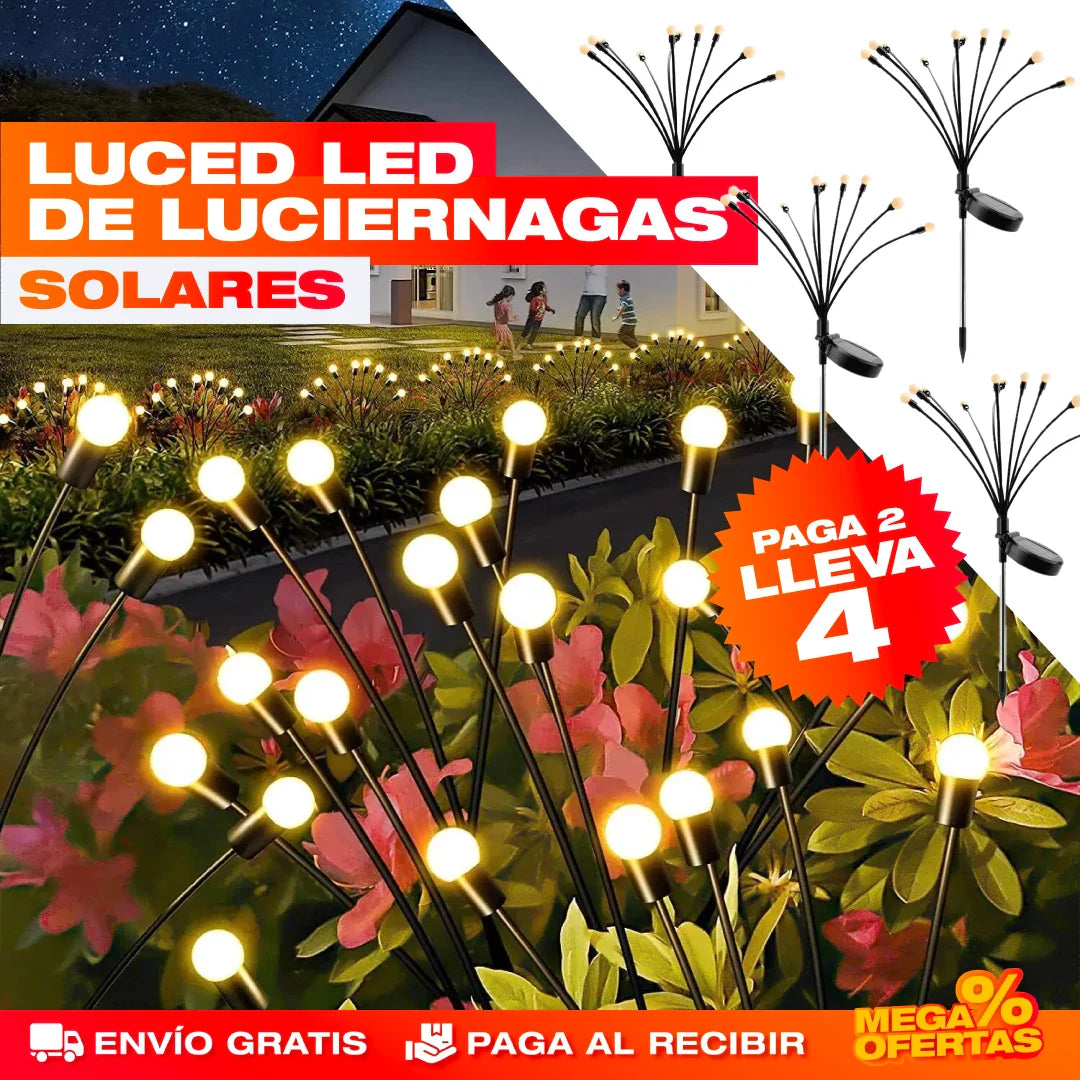 Cajas Luces LED Solares de Luciérnagas – Promo 2x1
