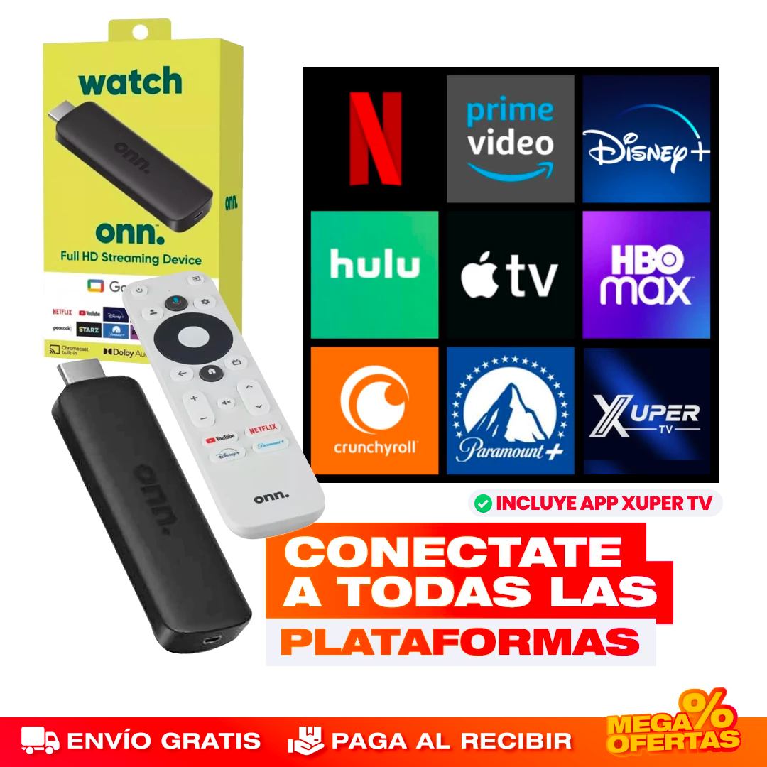 Convertidor Smart TV con Control Remoto – Google XUPER TV